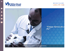 Tablet Screenshot of millerroadanimalclinic.com